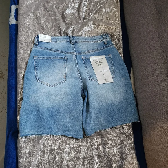 Madden Girl Light Blue Jean Shorts - Picture 3 of 3